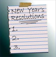 New Years resolutions