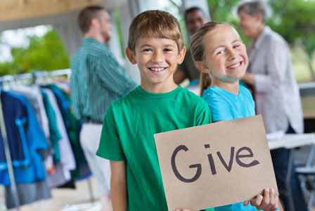 charitable kids that give